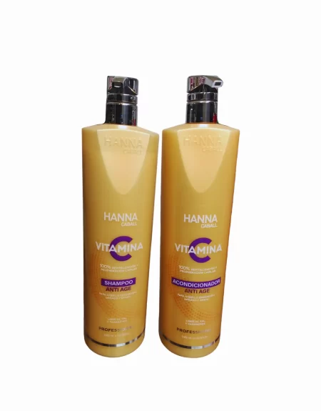 Shampoo y Acondicionador Vitamina C 1L Hanna Caball