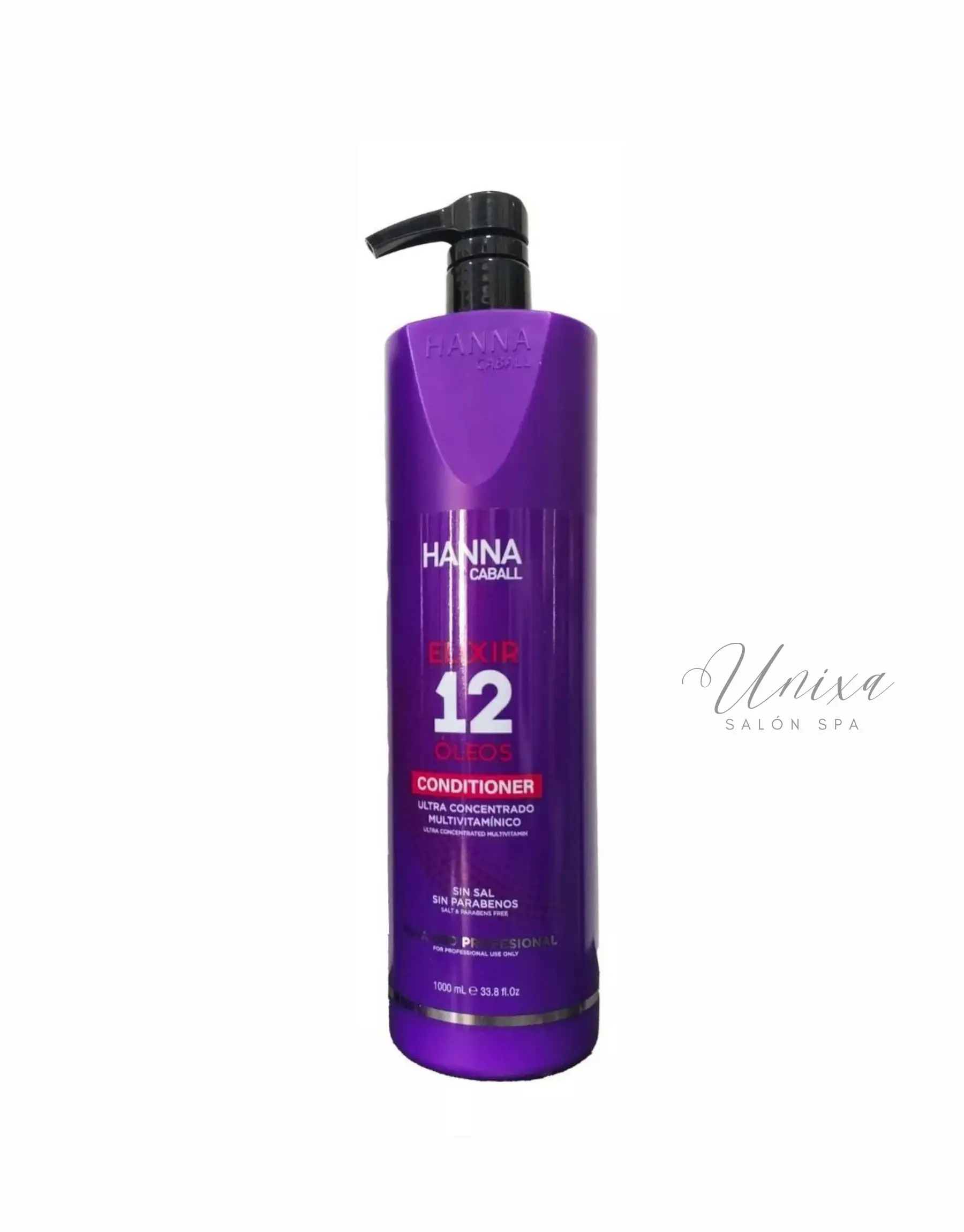 Acondicionador Elixir 12 Oleos 1000ml Hanna Caball