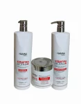 pack de shampoo acondicionador y mascarilla Keratina biotina
