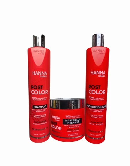 Pack Shampoo + acondicionador + mascarilla 400ml Hanna Caball