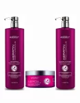 Pack Shampoo y Acondicionador 1L + Mascarilla 350gr Keratin Pro Luminous Radiant