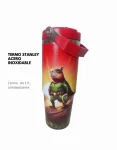 TERMO  DE ALTA CALIDAD STANLEY ACERO INOXIDABLE 1LT ROJO