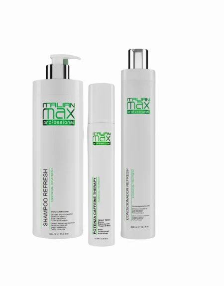 Kit Shampoo 500ml. + Acondicionador 300ml. + Tónico 120ml. Refresh Italian Max